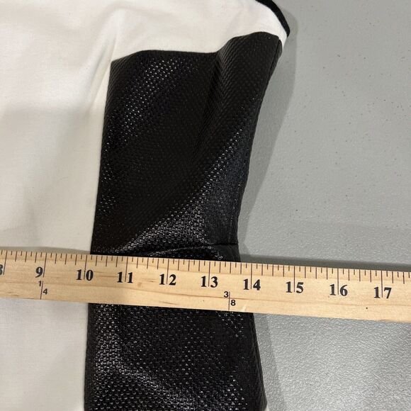 Tibi Dress Women 6 Color Block Ponte Black White Career Work Classic Mod Bold - Picture 13 of 15